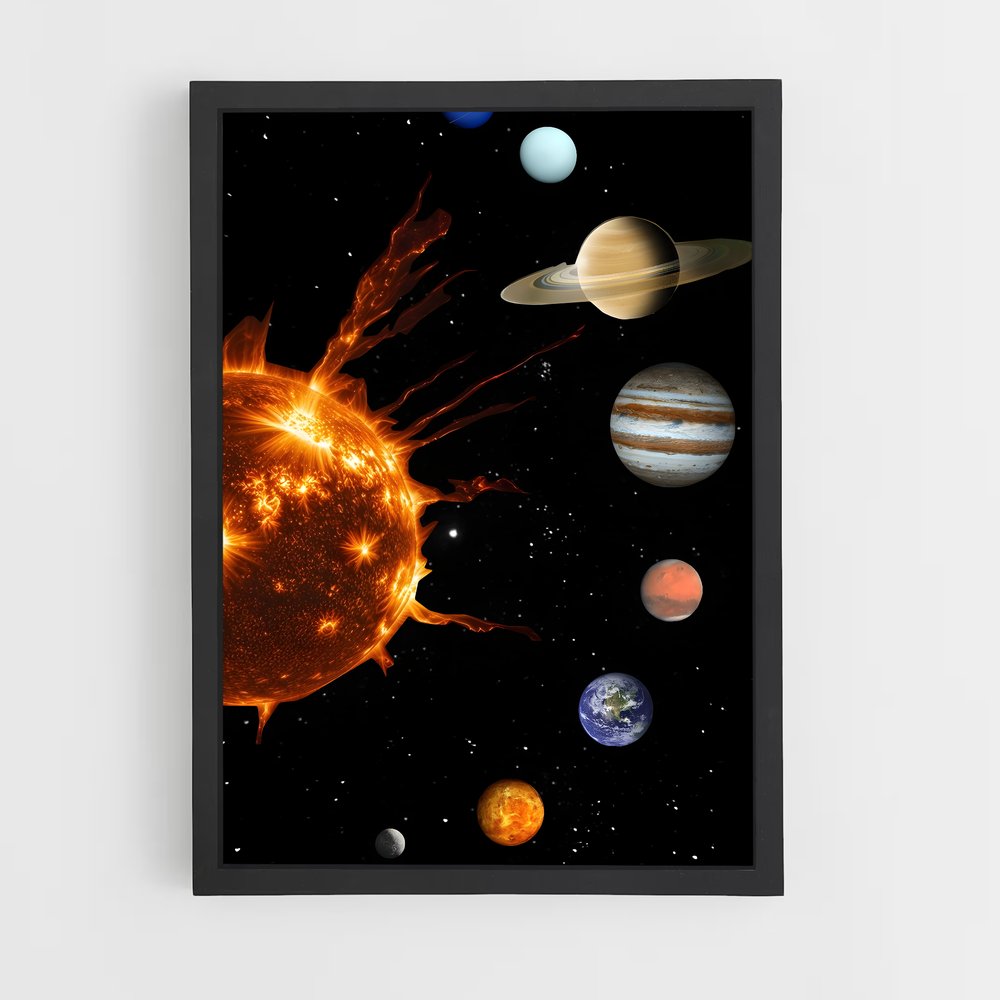 Poster du Système solaire captivant (vue 2)